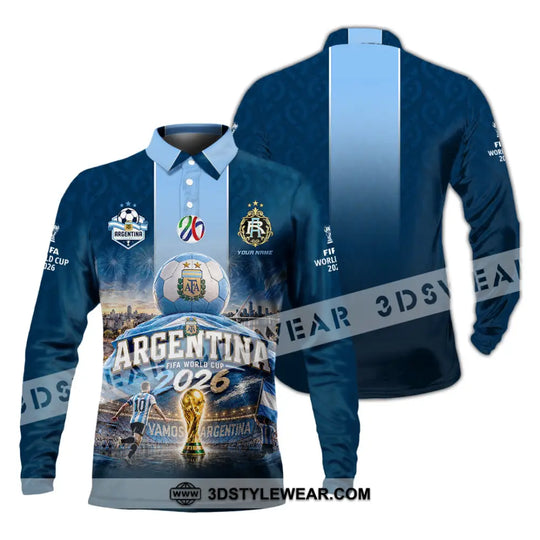 Unisex Shirt - Custom Argentina World Cup 2026 Shirt style option 4