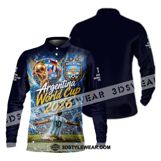 Unisex Shirt - Custom Argentina World Cup 2026 Shirt style option 4