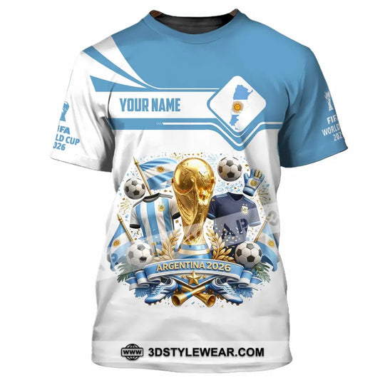 Unisex Shirt - Custom Argentina World Cup 2026 Shirt style option 2