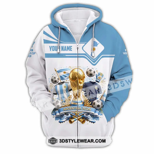Unisex Shirt - Custom Argentina World Cup 2026 Shirt style option 4