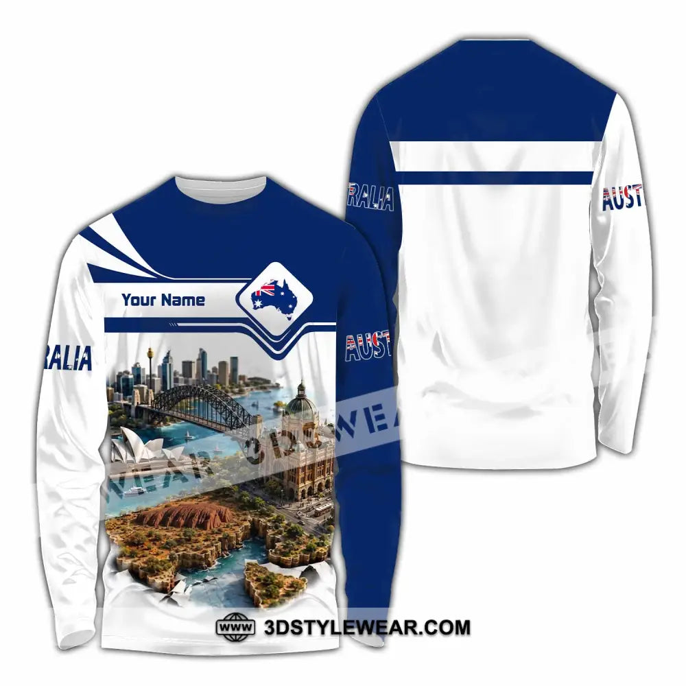 Unisex Shirt - Custom Australia Shirt - Long Sleeve Shirt / S - T-shirt