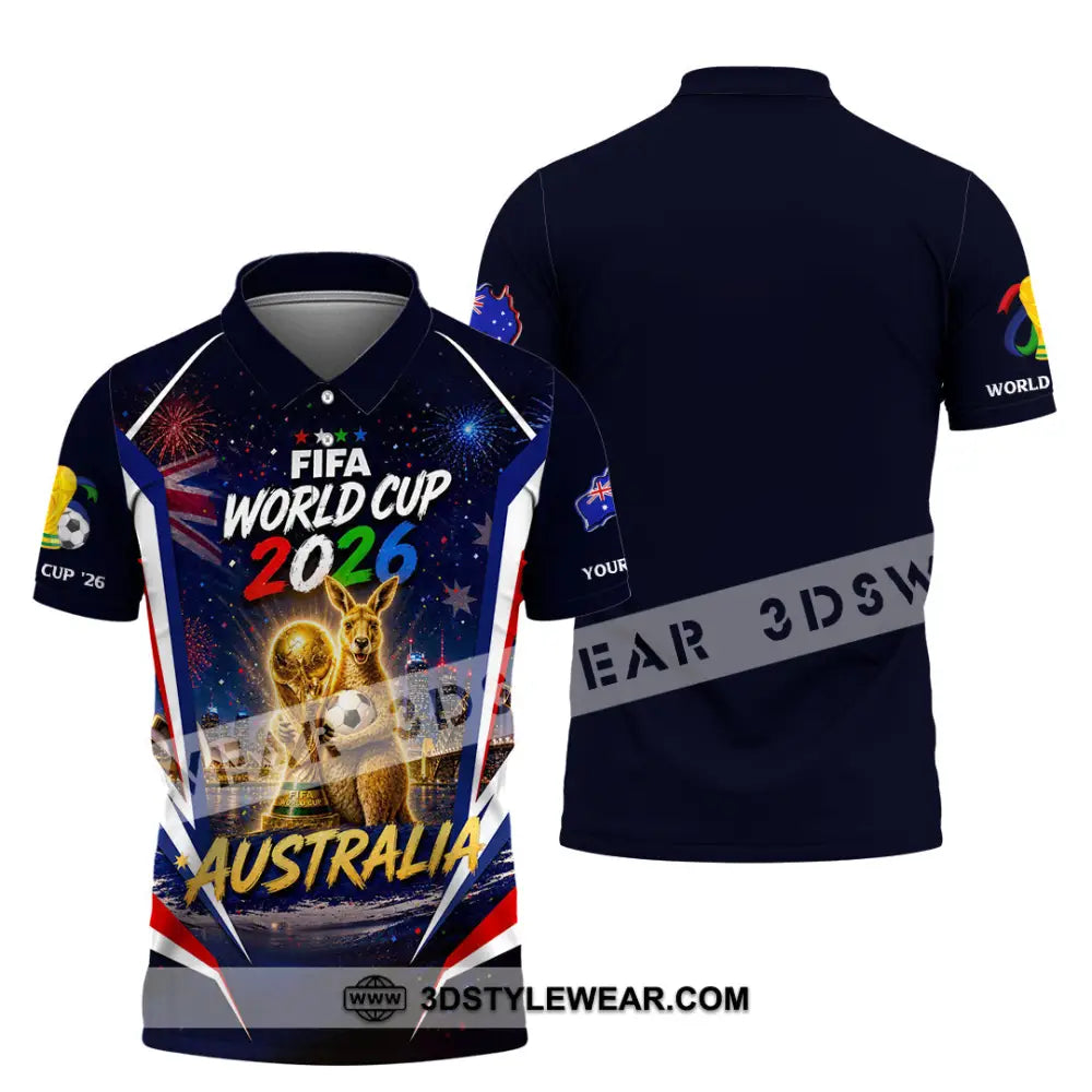 Unisex Shirt - Custom Australia World Cup 2026 Shirt - Polo Shirt / S - T-shirt