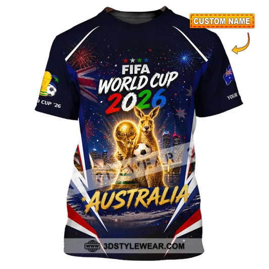 Unisex Shirt - Custom Australia World Cup 2026 Shirt - T-shirt
