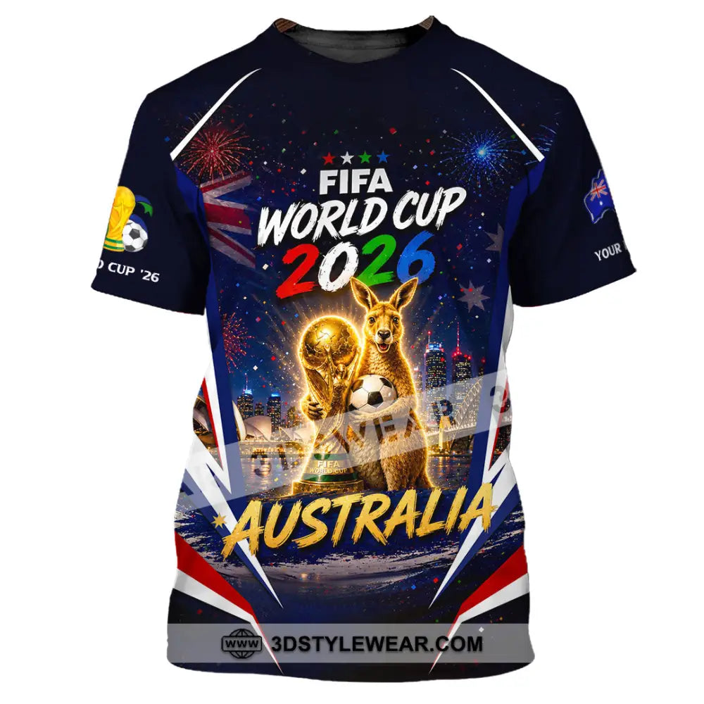 Unisex Shirt - Custom Australia World Cup 2026 Shirt - T-Shirt / S - T-shirt