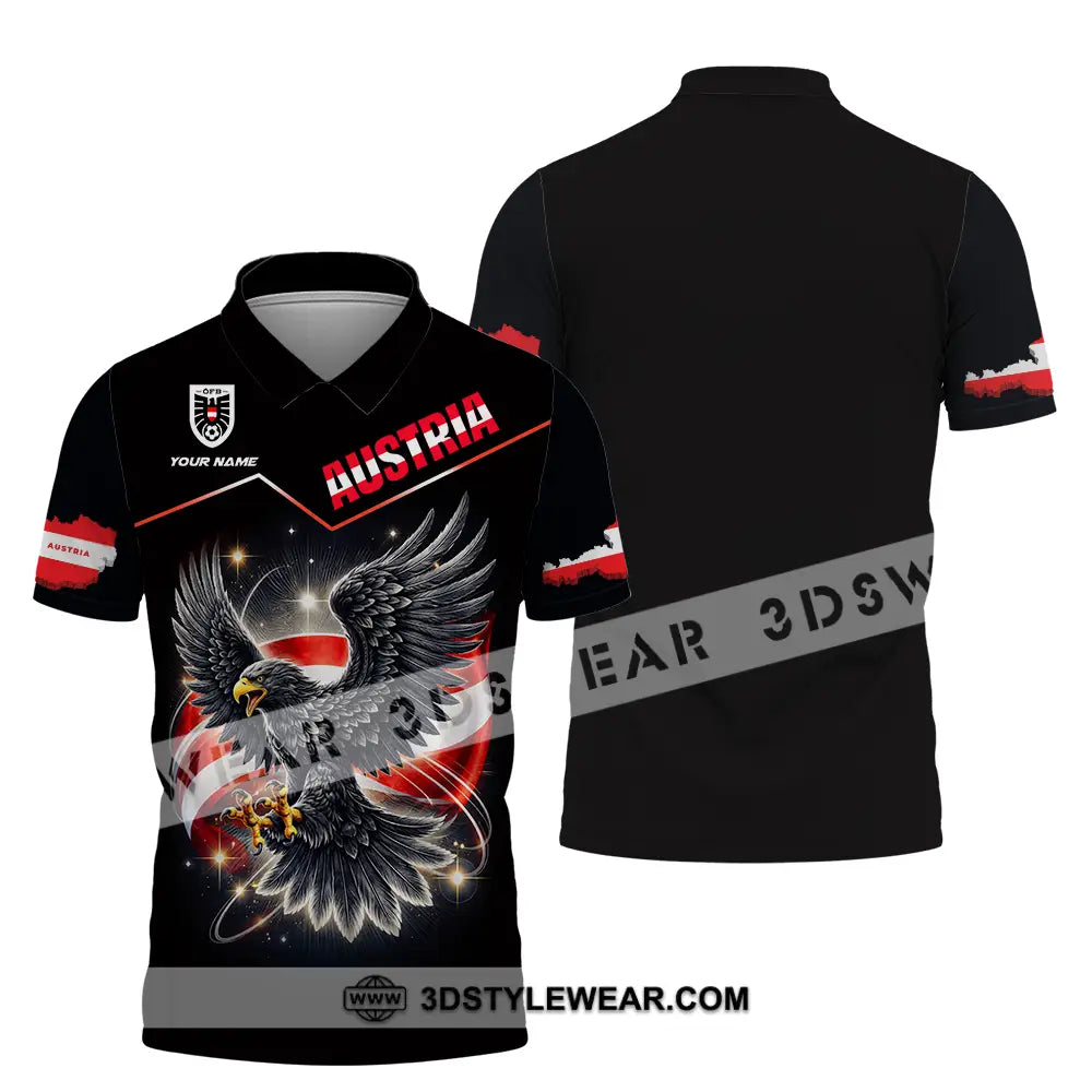 Unisex Shirt - Custom Austria 3D Shirt - Polo Shirt / S - T-shirt