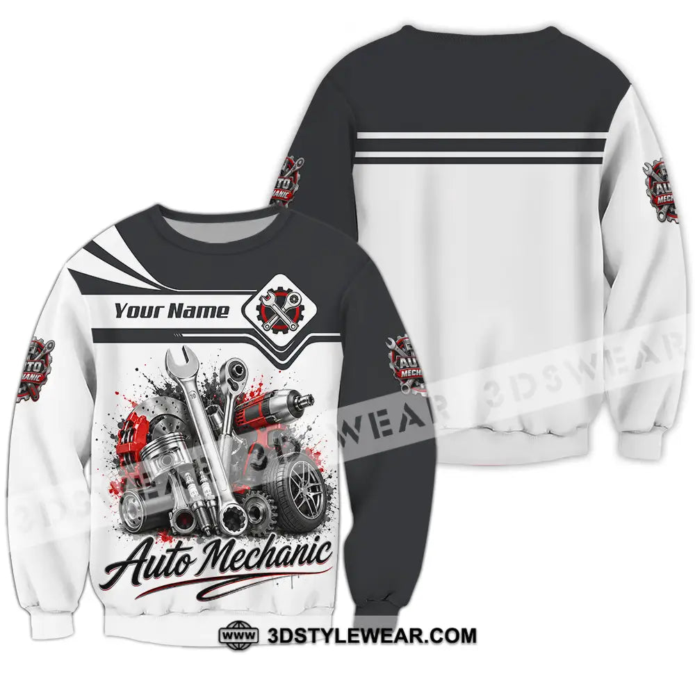 Unisex Shirt - Custom Auto Mechanic Shirt - Long Sleeve / S - T-shirt