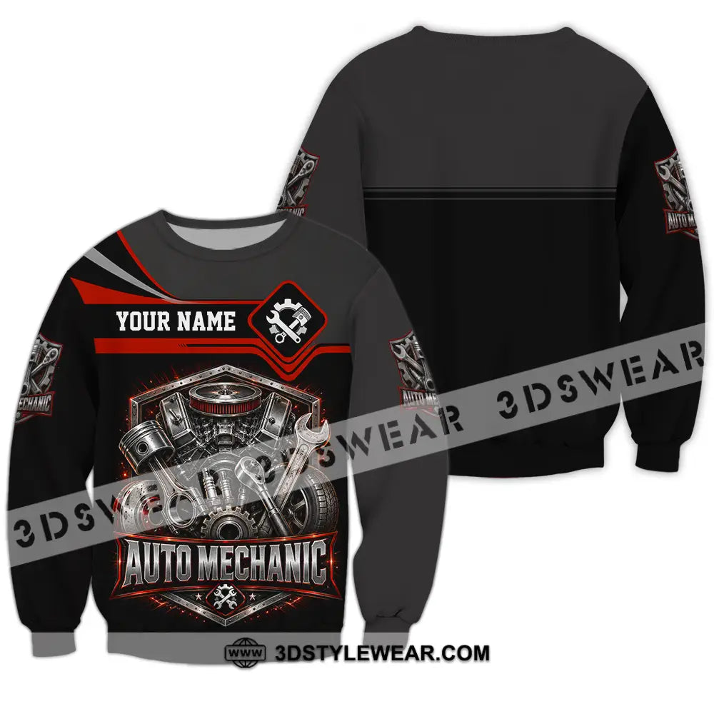 Unisex Shirt - Custom Auto Mechanic Shirt - Long Sleeve / S - T-shirt