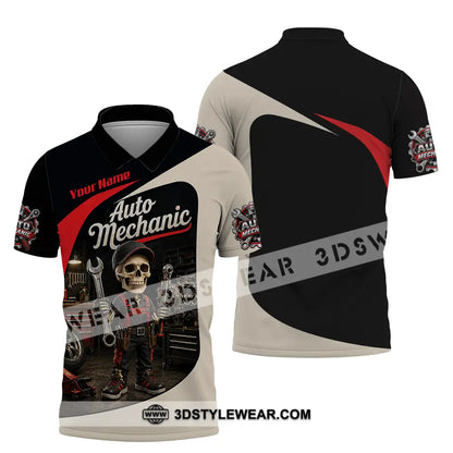 Unisex Shirt - Custom Auto Mechanic Shirt - Polo Shirt / S - T-shirt