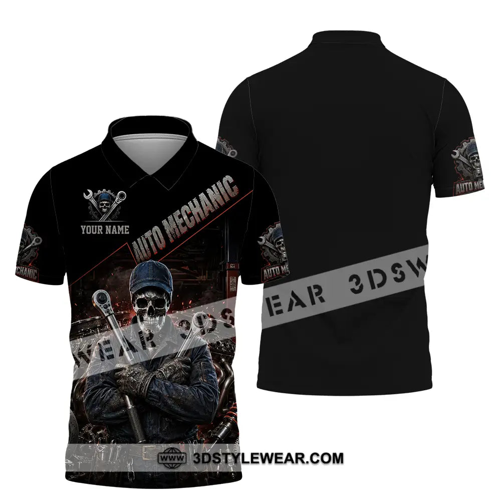 Unisex Shirt - Custom Auto Mechanic Shirt - Polo Shirt / S - T-shirt