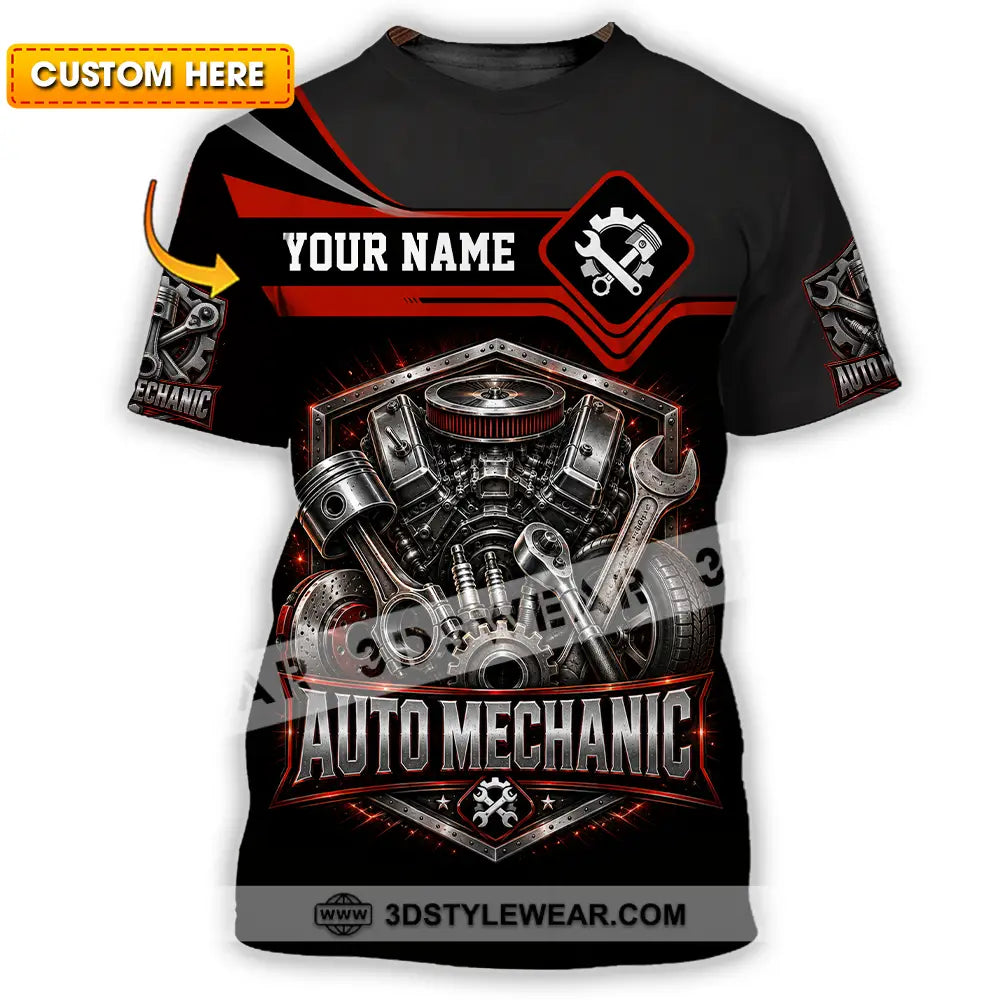 Unisex Shirt - Custom Auto Mechanic Shirt - T-shirt