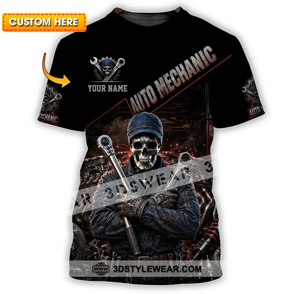 Unisex Shirt - Custom Auto Mechanic Shirt - T-shirt