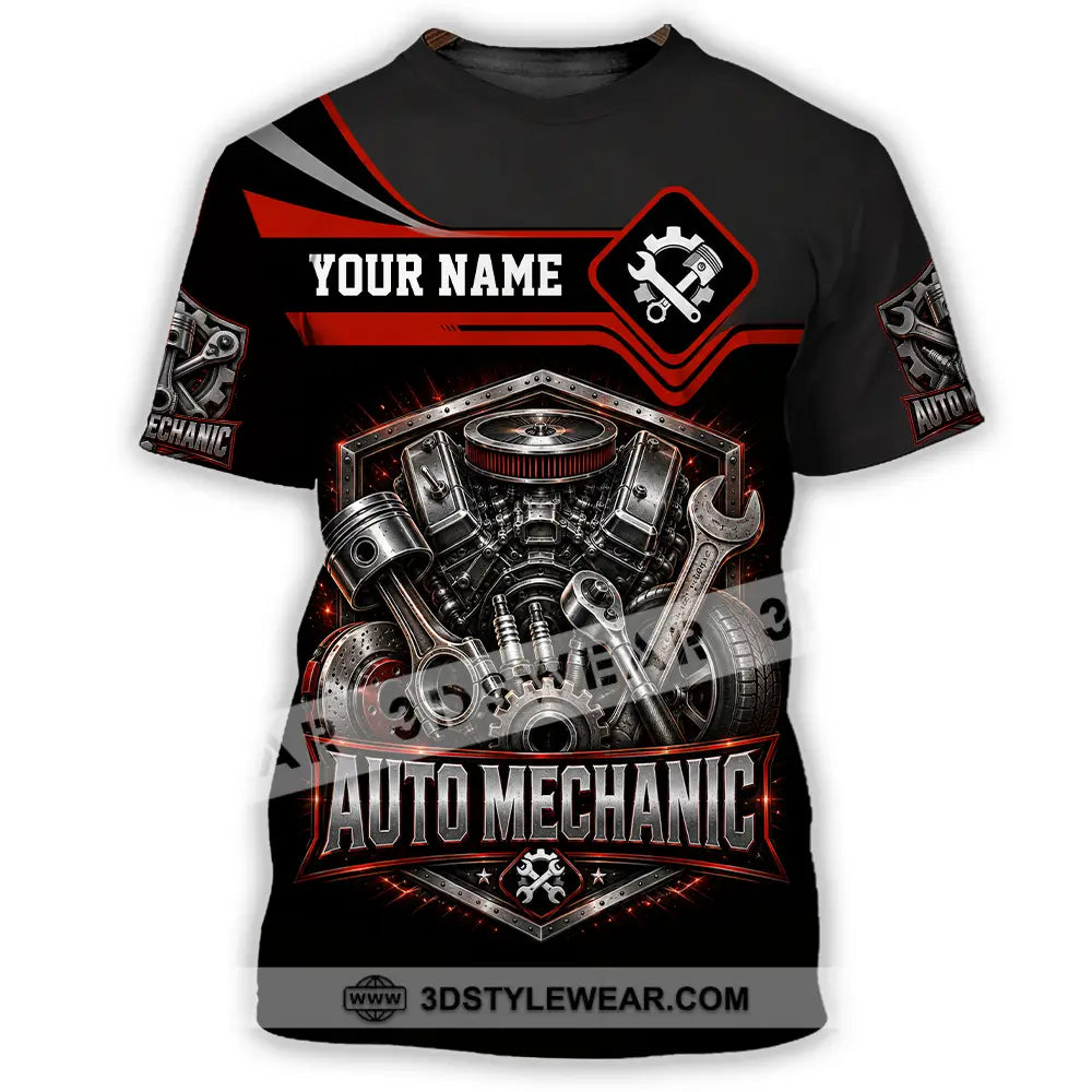 Unisex Shirt - Custom Auto Mechanic Shirt - T-Shirt / S - T-shirt