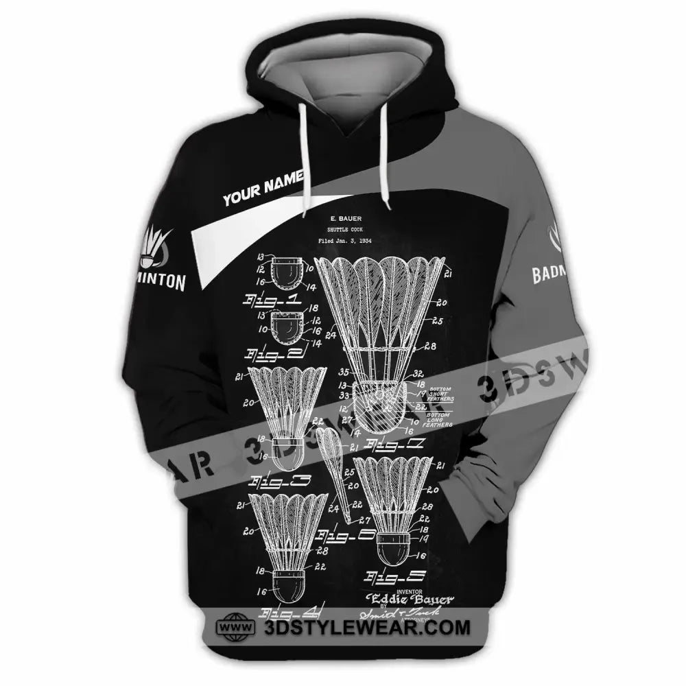 Unisex Shirt - Custom Badminton Shirt - Hoodie / S - T-shirt