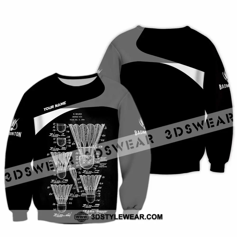 Unisex Shirt - Custom Badminton Shirt - Long Sleeve / S - T-shirt