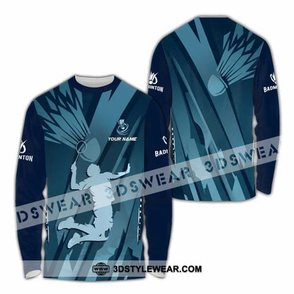 Unisex Shirt - Custom Badminton Shirt - Long Sleeve Shirt / S - T-shirt