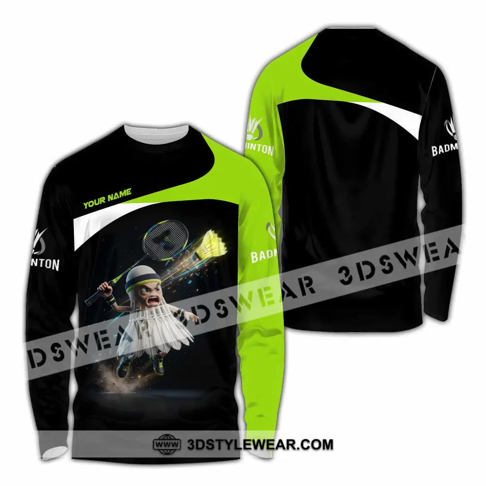 Unisex Shirt - Custom Badminton Shirt - Long Sleeve Shirt / S - T-shirt
