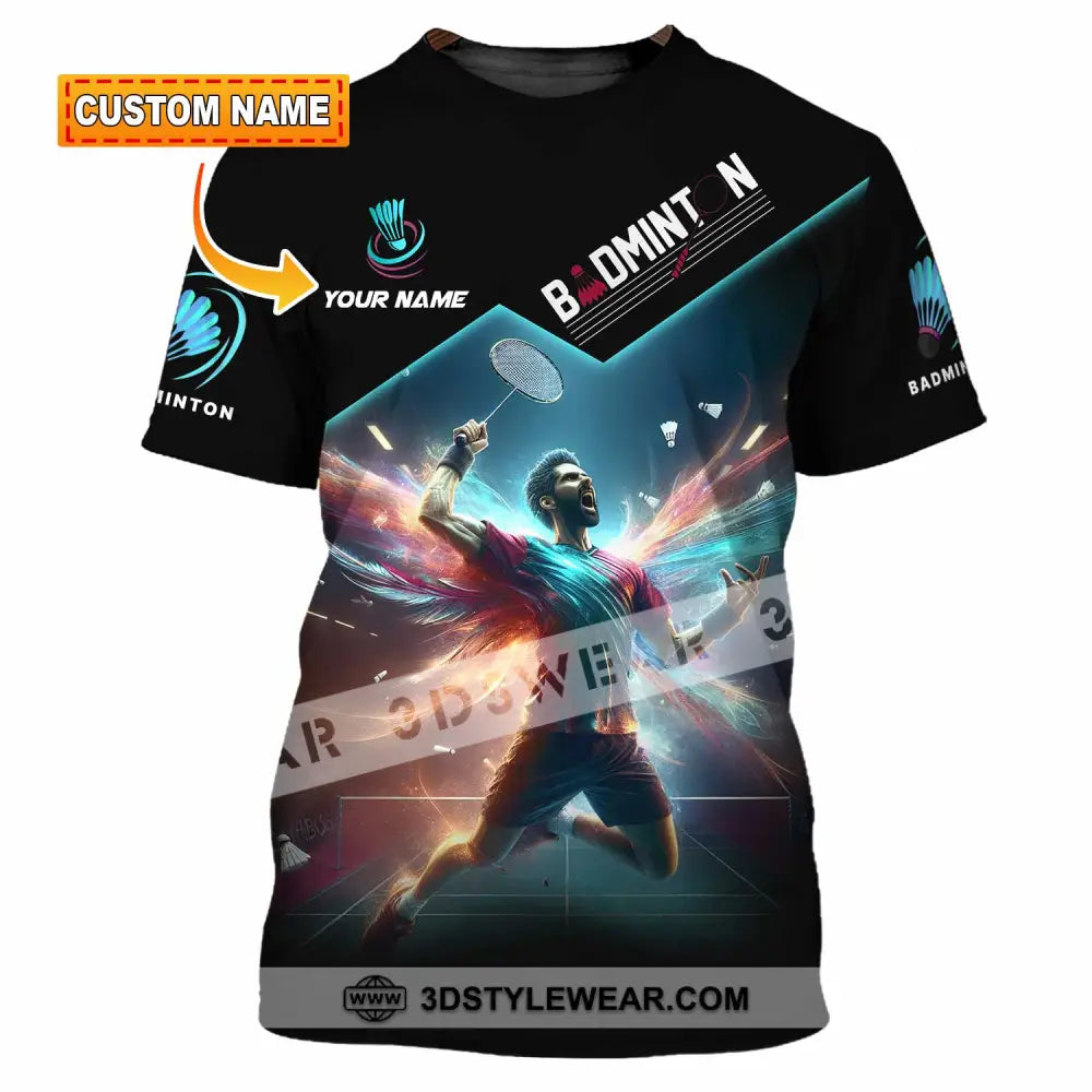 Unisex Shirt - Custom Badminton Shirt - T-shirt