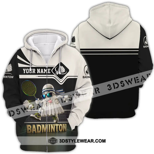 Unisex Shirt - Custom Badminton Shirt style option 4