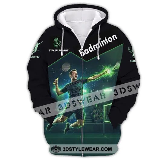 Unisex Shirt - Custom Badminton Shirt style option 3