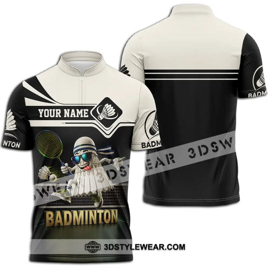 Unisex Shirt - Custom Badminton Shirt style option 2
