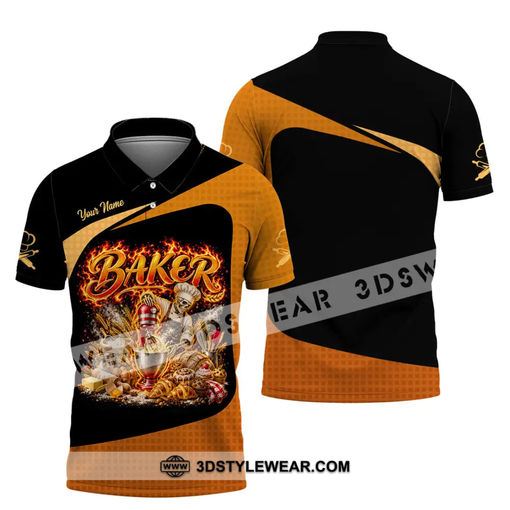 Unisex Shirt - Custom Baker Shirt - Polo Shirt / S - T-shirt