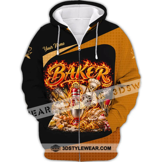 Unisex Shirt - Custom Baker Shirt style option 3