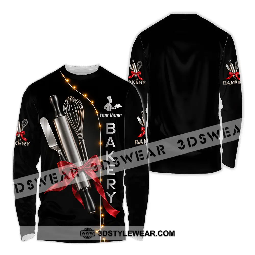 Unisex Shirt - Custom Bakery Shirt - Long Sleeve Shirt / S - T-shirt