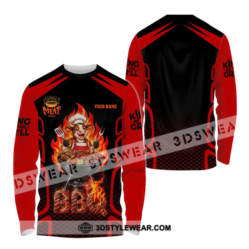Unisex Shirt - Custom Barbecue Shirt - Long Sleeve Shirt / S - T-shirt