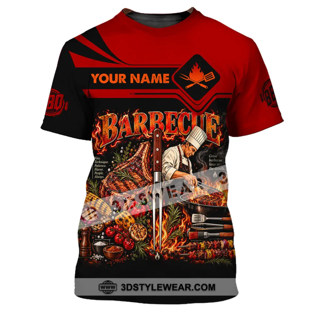 Unisex Shirt - Custom Barbecue Shirt - T-Shirt / S - T-shirt
