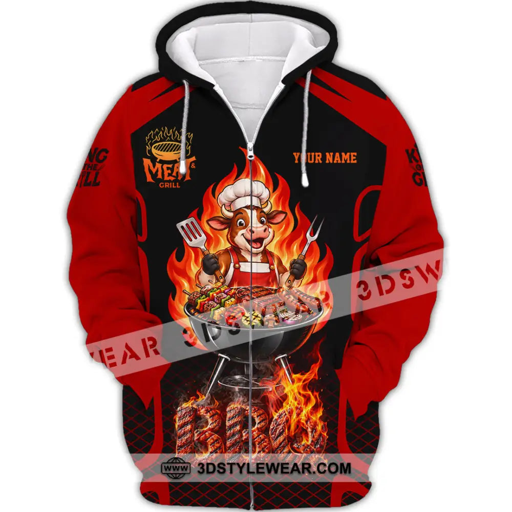 Unisex Shirt - Custom Barbecue Shirt - Zipper Hoodie / S - T-shirt