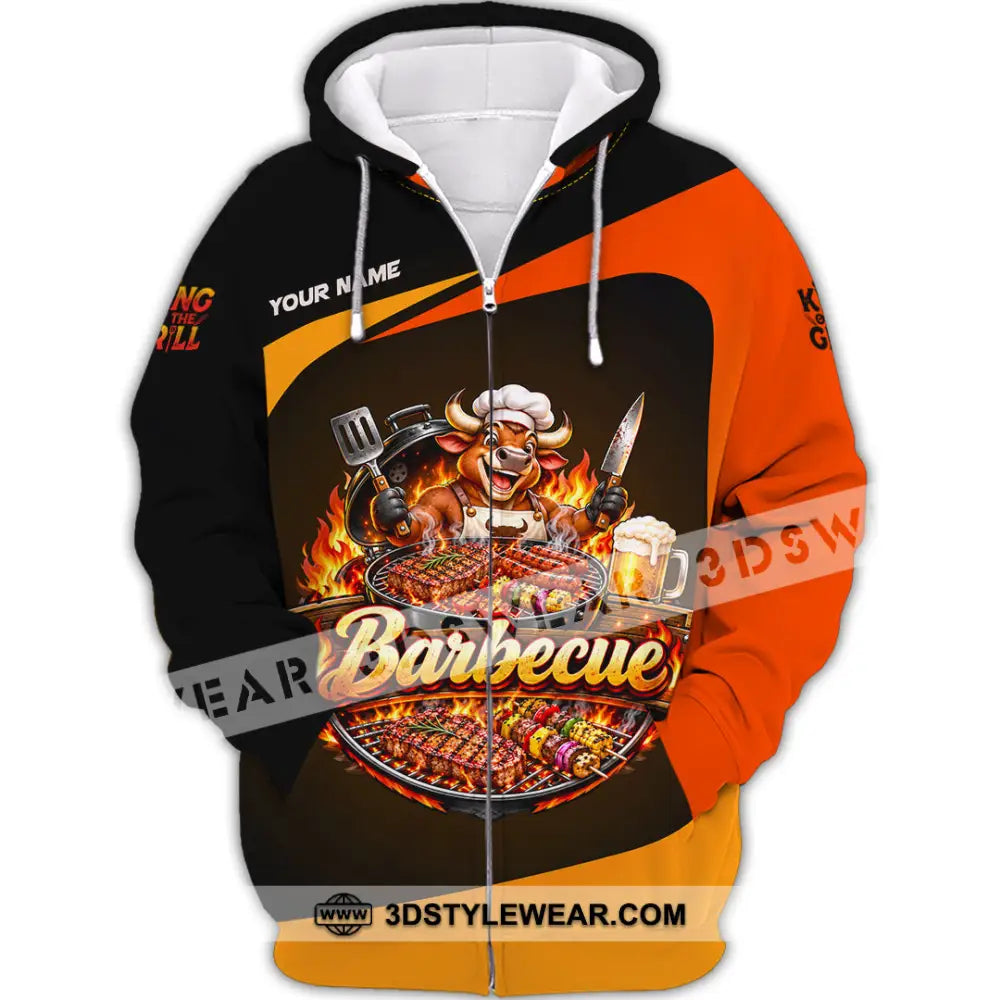 Unisex Shirt - Custom Barbecue Shirt - Zipper Hoodie / S - T-shirt