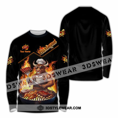 Unisex Shirt - Custom Barbeque Shirt - Long Sleeve Shirt / S - T-shirt
