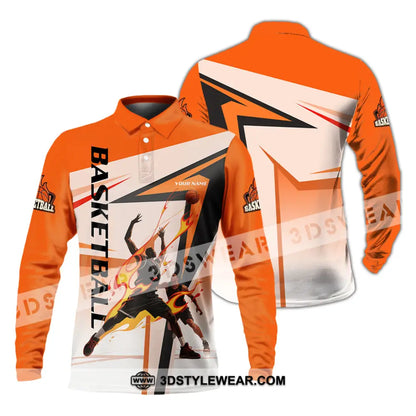 Unisex Shirt - Custom Basketball Shirt - Long Sleeve Polo / S - T-shirt