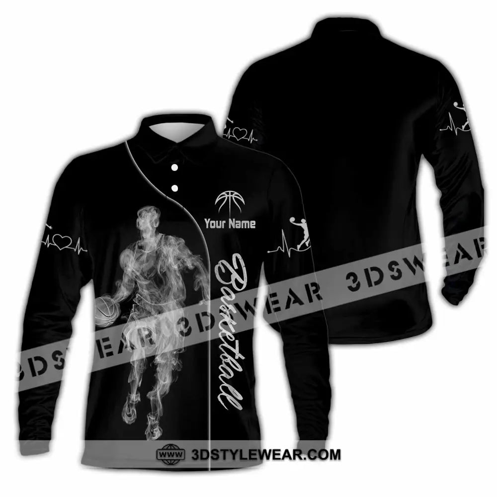 Unisex Shirt - Custom Basketball Shirt - Long Sleeve Polo / S - T-shirt