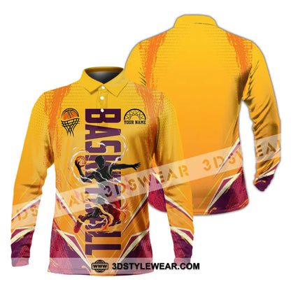 Unisex Shirt - Custom Basketball Shirt - Long Sleeve Polo / S - T-shirt