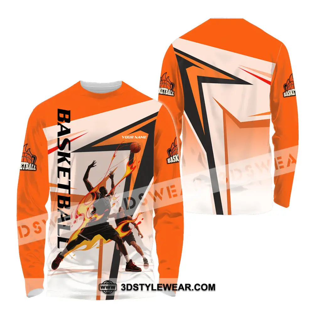 Unisex Shirt - Custom Basketball Shirt - Long Sleeve Shirt / S - T-shirt