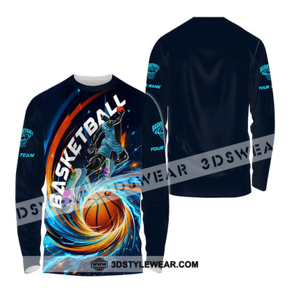 Unisex Shirt - Custom Basketball Shirt - Long Sleeve Shirt / S - T-shirt