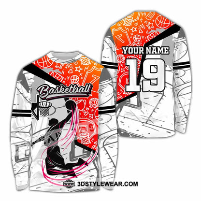 Unisex Shirt - Custom Basketball Shirt - Long Sleeve Shirt / S - T-shirt