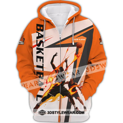 Unisex Shirt - Custom Basketball Shirt - Zipper Hoodie / S - T-shirt