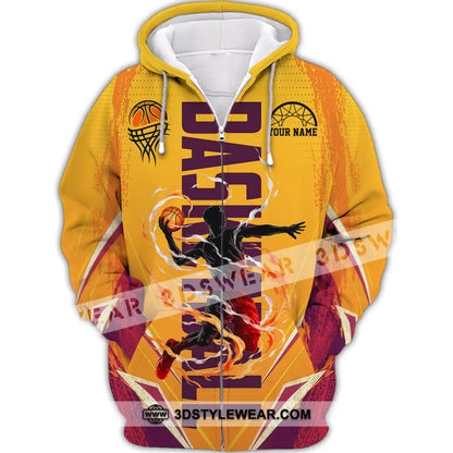 Unisex Shirt - Custom Basketball Shirt - Zipper Hoodie / S - T-shirt