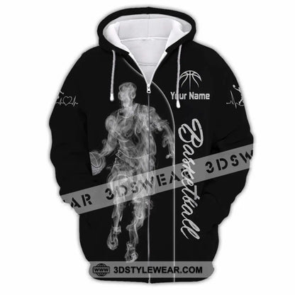 Unisex Shirt - Custom Basketball Shirt - Zipper Hoodie / S - T-shirt