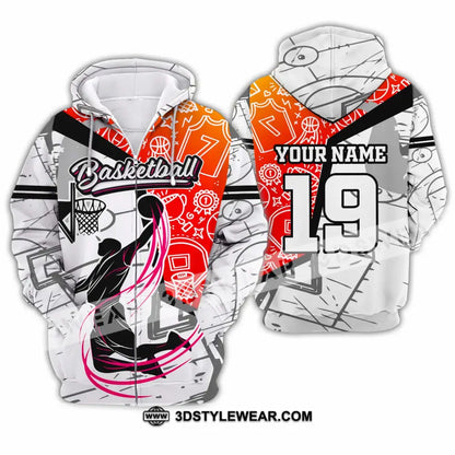 Unisex Shirt - Custom Basketball Shirt - Zipper Hoodie / S - T-shirt