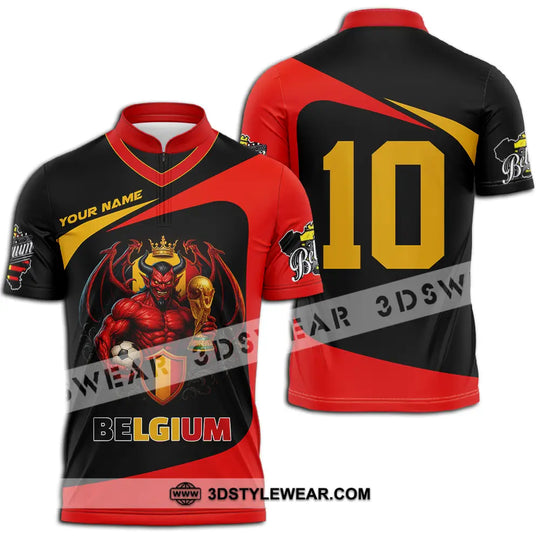 Unisex Shirt - Custom Belgium 3D Shirt style option 2