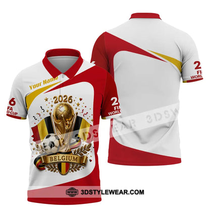 Unisex Shirt - Custom Belgium World Cup 2026 Shirt - Polo Shirt / S - T-shirt
