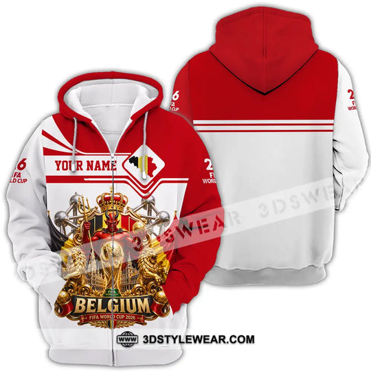 Unisex Shirt - Custom Belgium World Cup 2026 Shirt style option 4