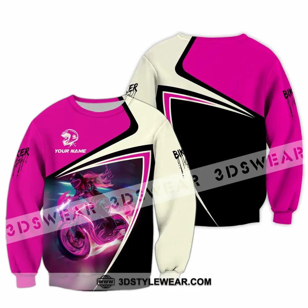 Unisex Shirt - Custom Biker Shirt - Long Sleeve / S - T-shirt