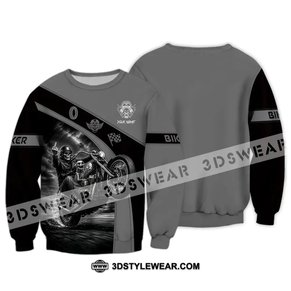 Unisex Shirt - Custom Biker Shirt - Long Sleeve / S - T-shirt