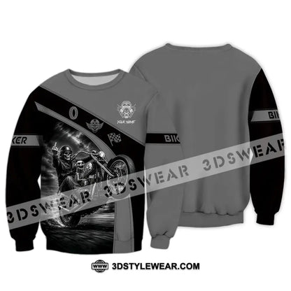 Unisex Shirt - Custom Biker Shirt - Long Sleeve / S - T-shirt