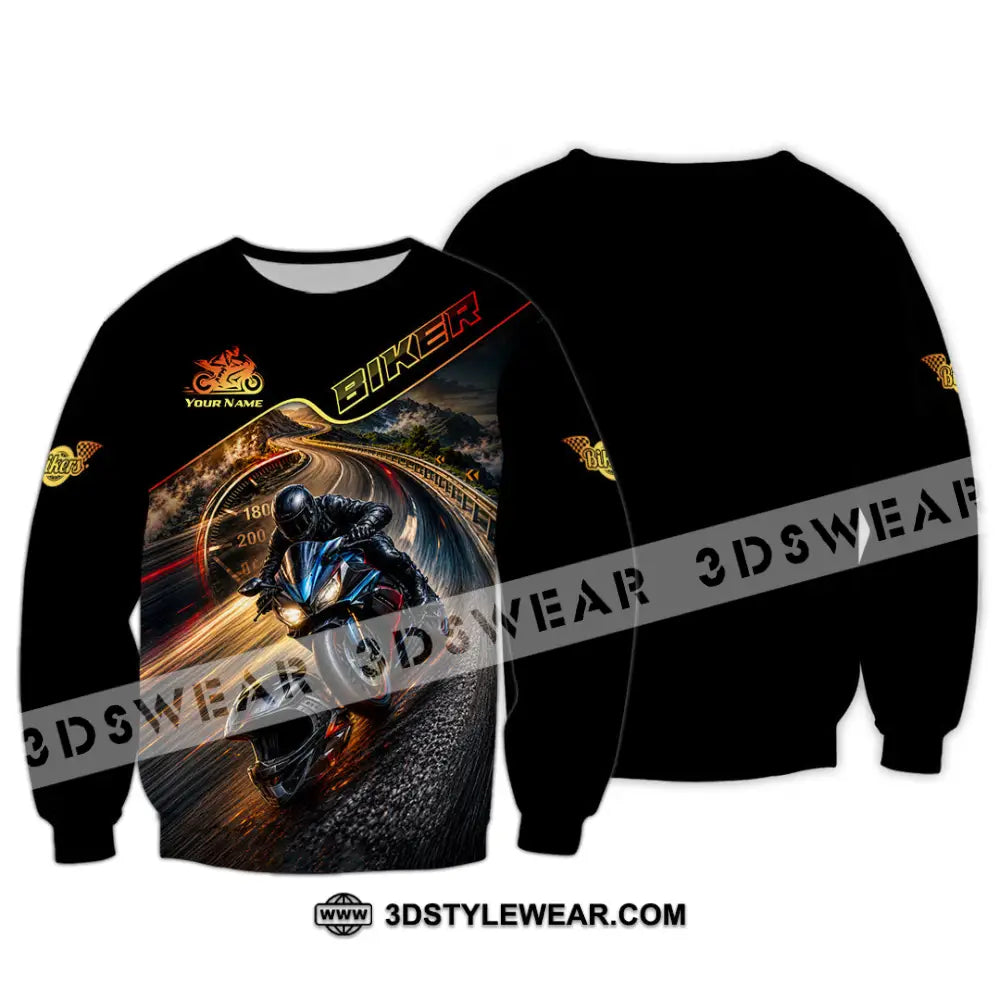 Unisex Shirt - Custom Biker Shirt - Long Sleeve / S - T-shirt