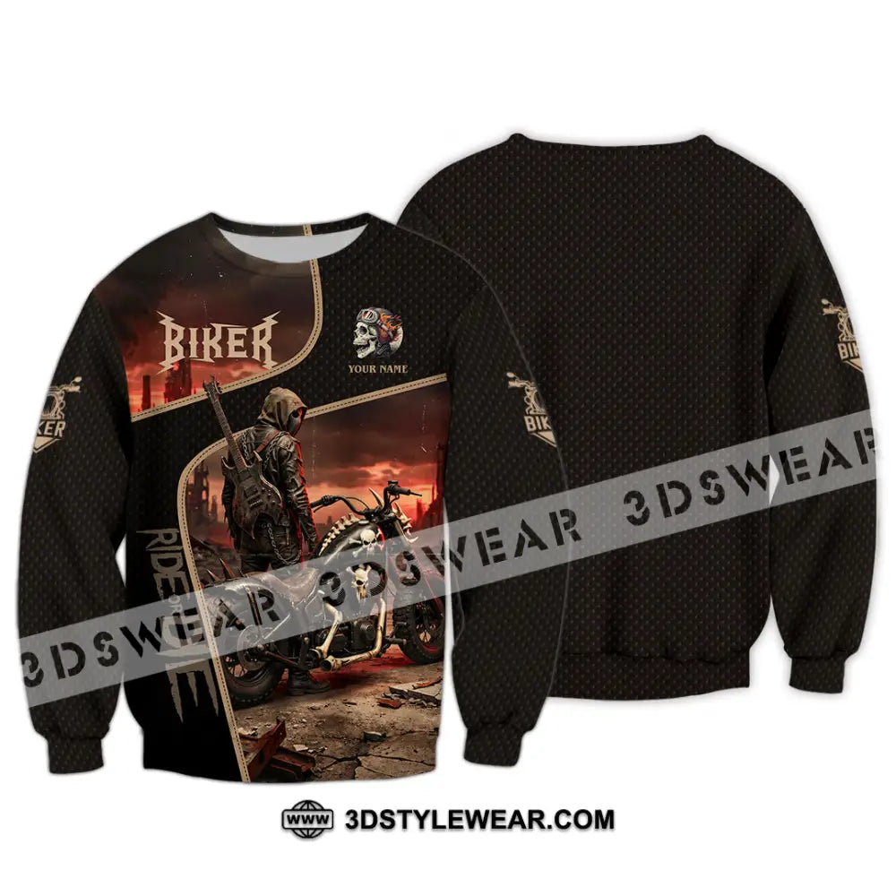 Unisex Shirt - Custom Biker Shirt - Long Sleeve / S - T-shirt